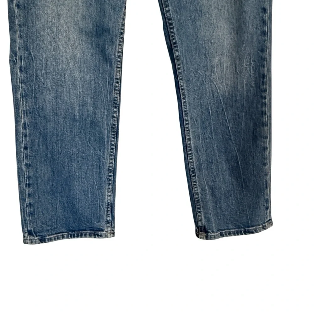 PAIGE Noella Straight Asymmetrical Covered Button Fly Graceland Jeans Women’s 28 - Picture 5 of 15